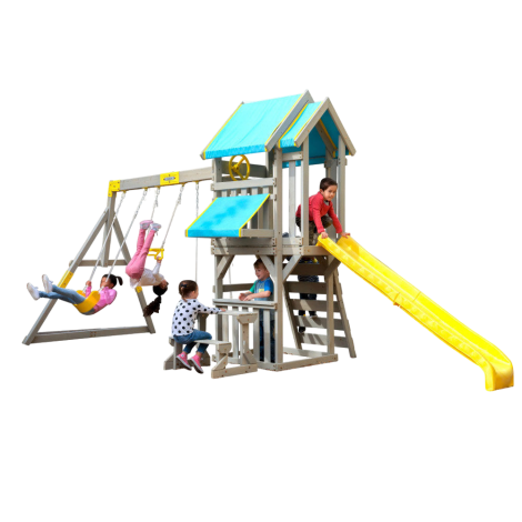 Complex de joaca din lemn de cedru Seacove Deluxe Kidkraft F29075 - imagine 11